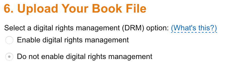 选择退出电子书的数字版权管理(DRM)