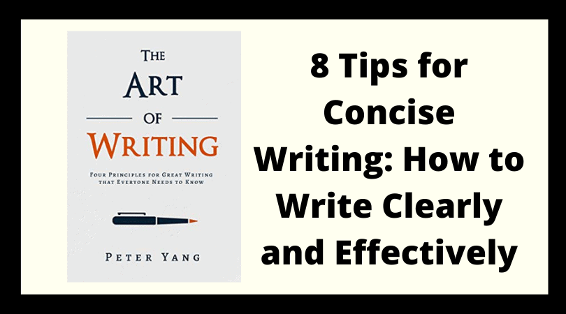 简明写作的8个技巧:如何清晰有效地写作